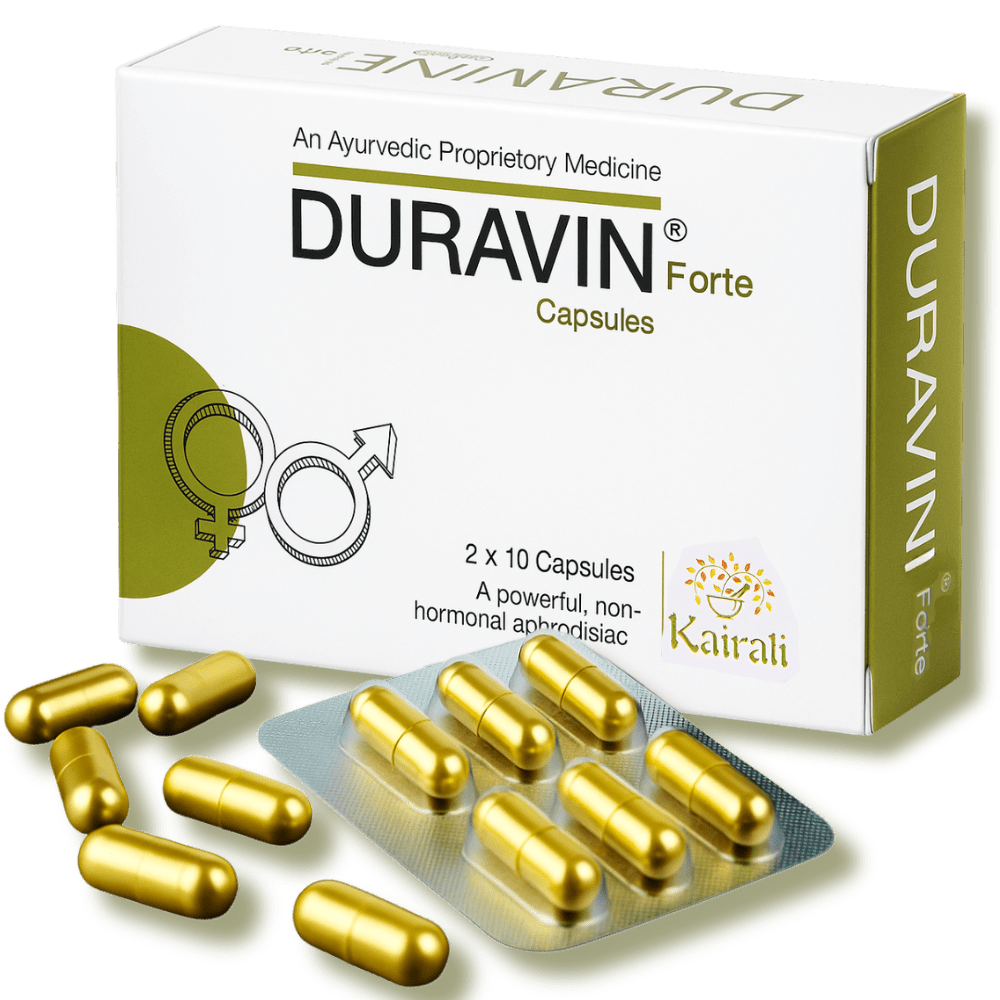 Duravin Forte Capsules – Ayurvedic Support for Reproductive Wellness - Kairali Ayurvedic Products Private Limited