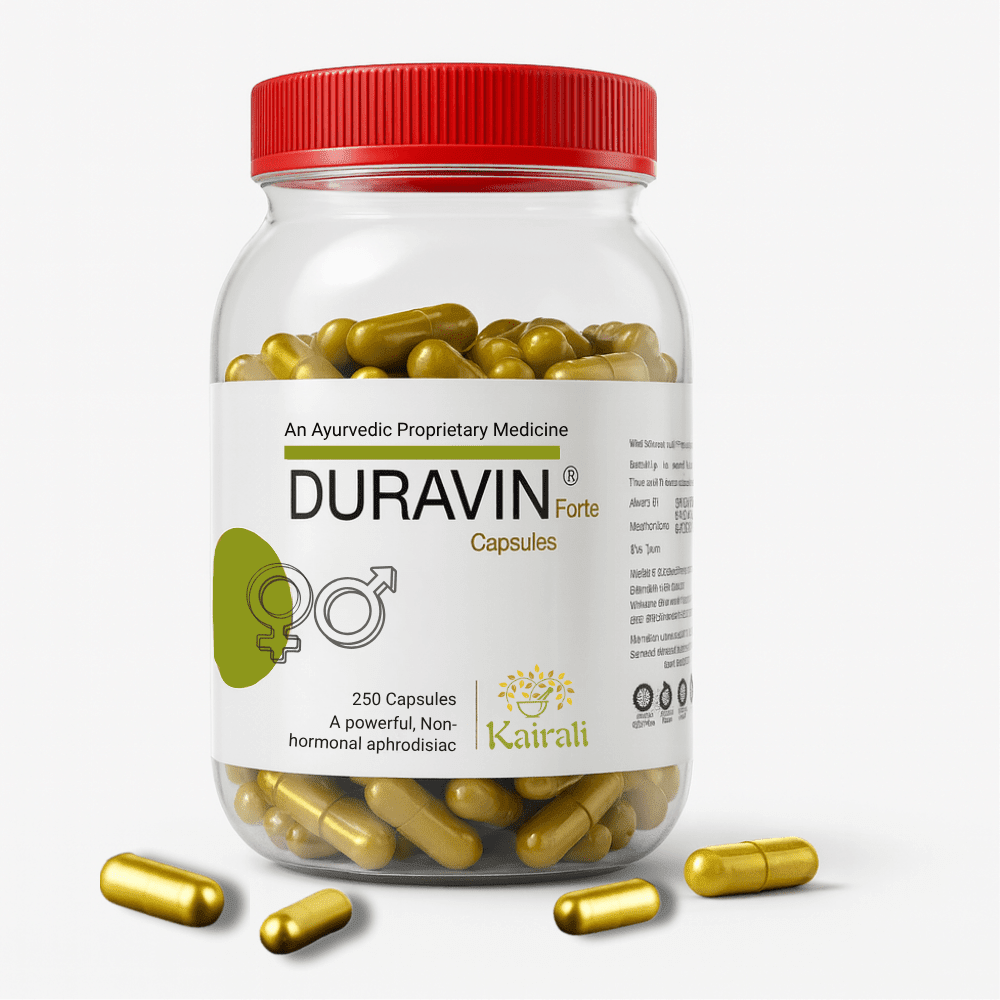 Duravin Forte Capsules – Ayurvedic Support for Reproductive Wellness - Kairali Ayurvedic Products Private Limited
