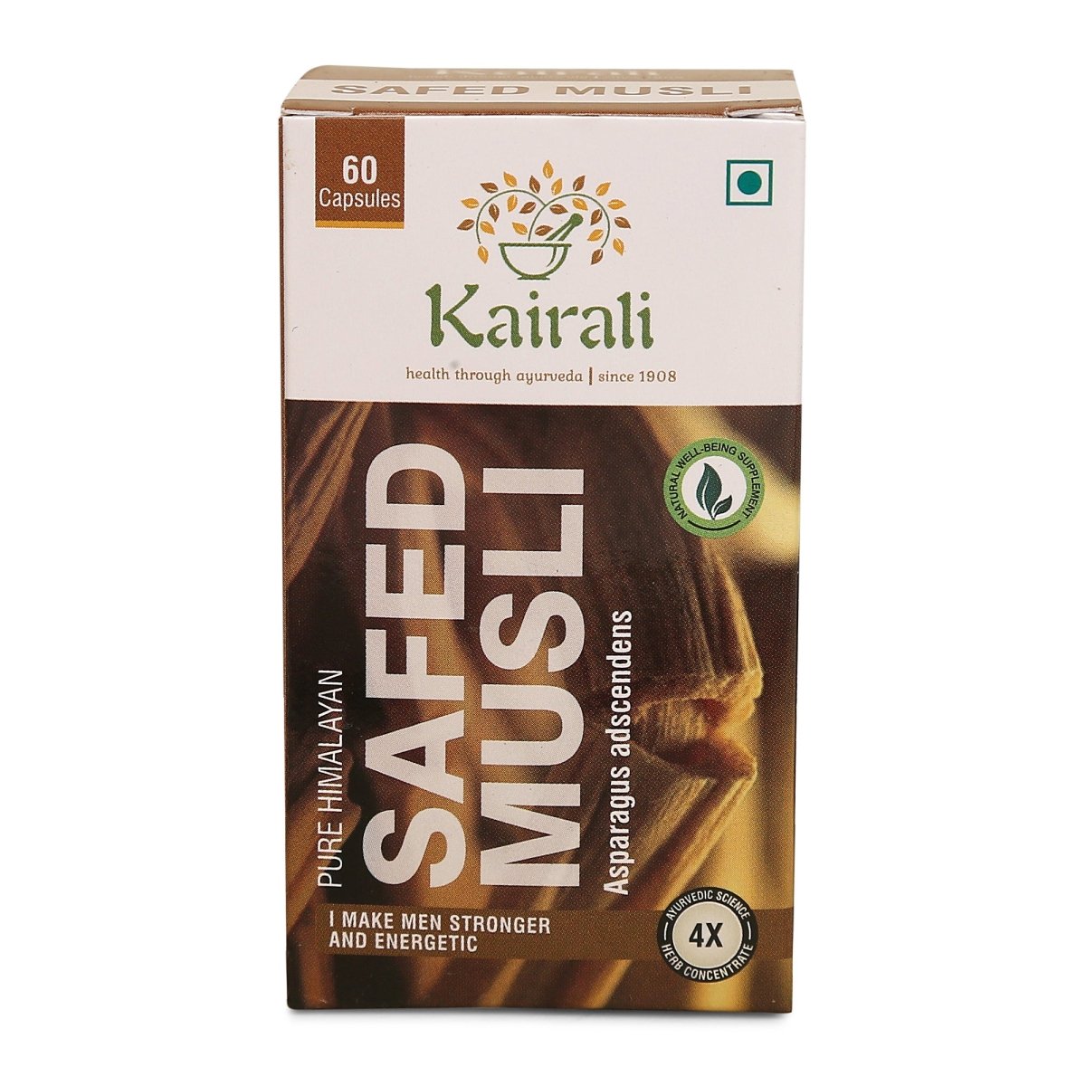 Safed Musli — Ayurvedic Herbal Capsules, 60 capsules, view 6