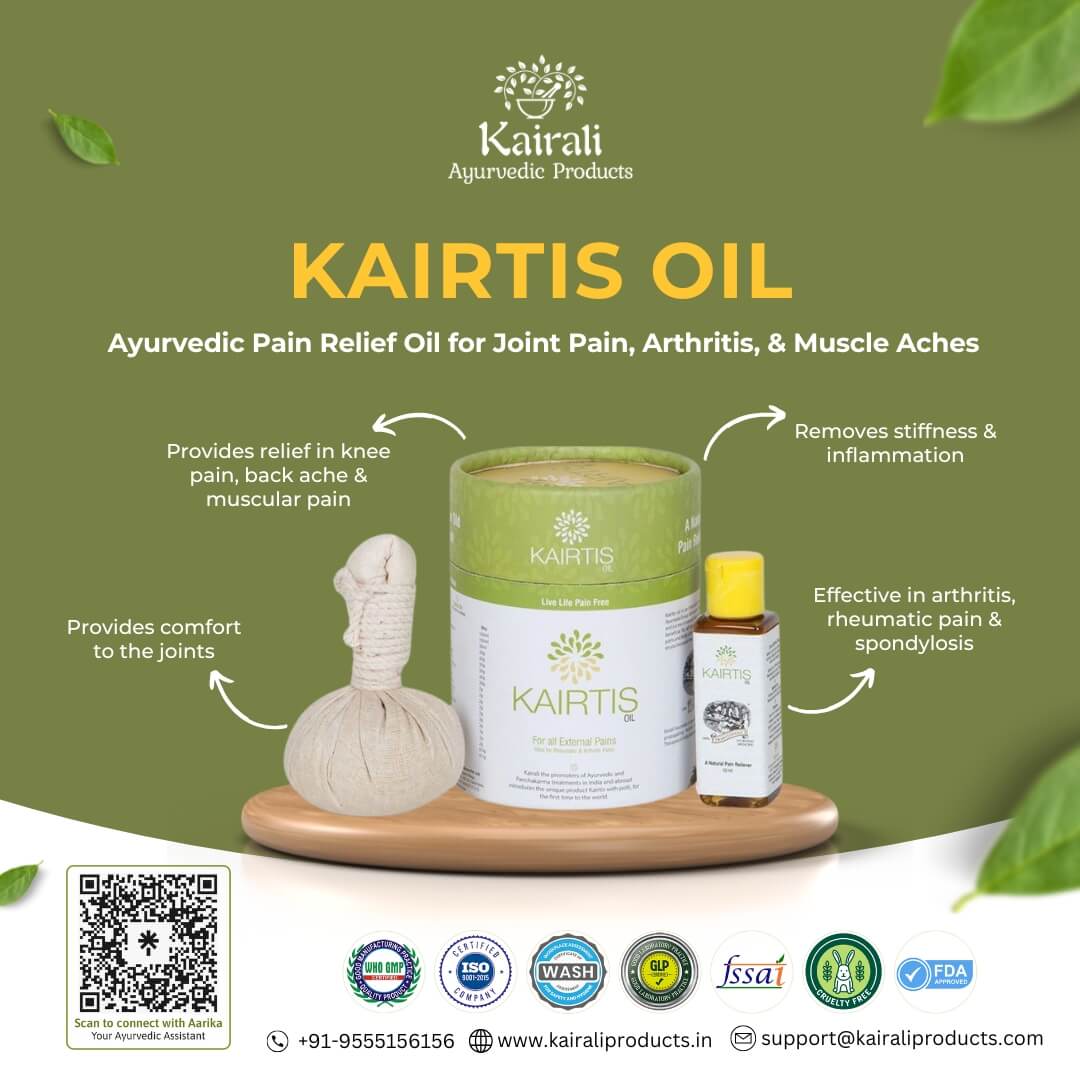 Kairtis Ayurvedic massage oil with massage potli - product image 2