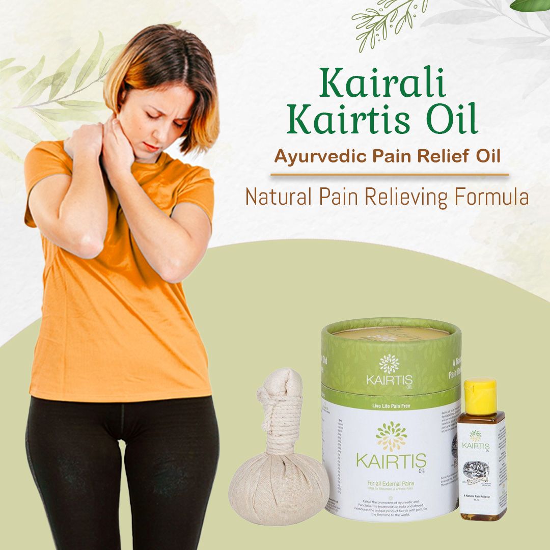 Kairtis Ayurvedic massage oil with massage potli - product image 4