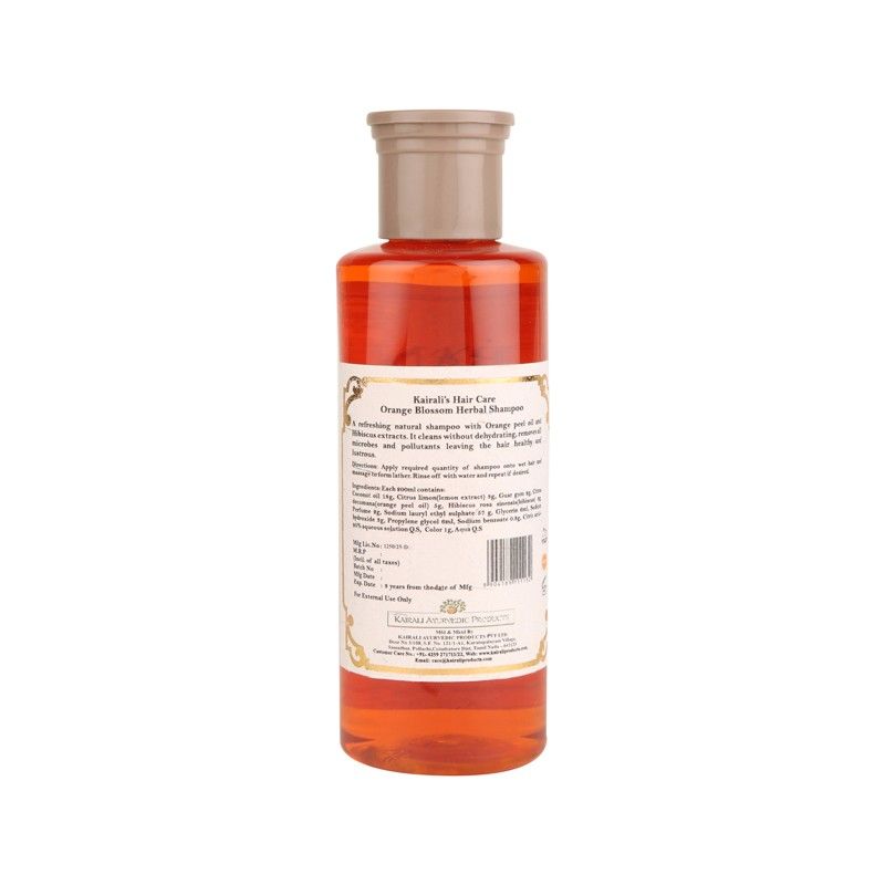 Orange Blossom Shampoo: Buy Daily Use Herbal Shampoo from Kairali | USD  Prices